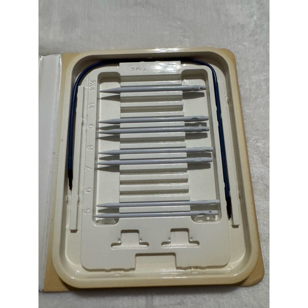 Denise Interchangeable Knitting Needles Blue Box Set Incomplete - Picture 5 of 5